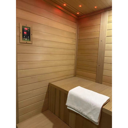 PureTherm | Glass-Front Square Outdoor Sauna | 6kW | 4–6 Person