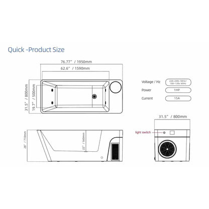 PureTherm | GlacierFlow Ice Bath Pro