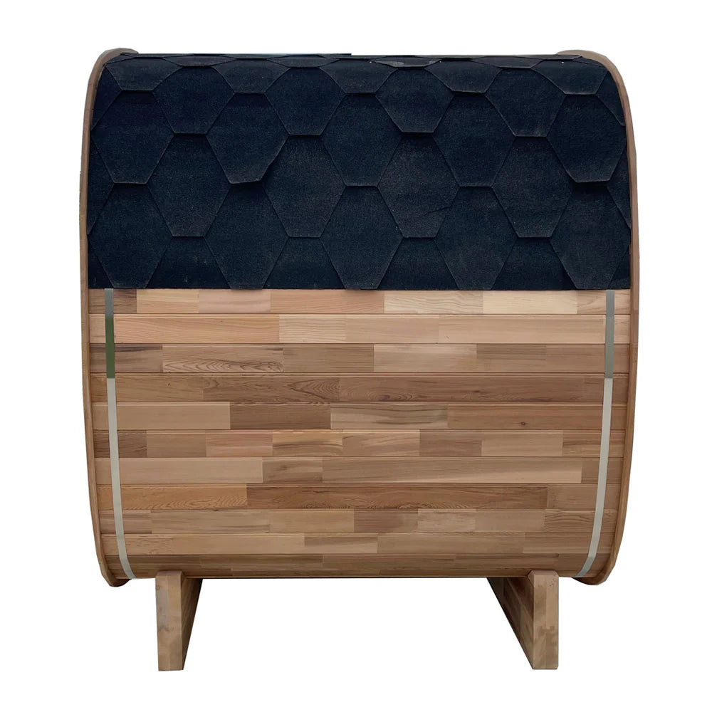 PureTherm | Northwood 4-Person Outdoor Cedar Steam Sauna (Tinted Glass)