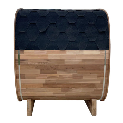 PureTherm | Northwood 4-Person Outdoor Cedar Steam Sauna (Tinted Glass)