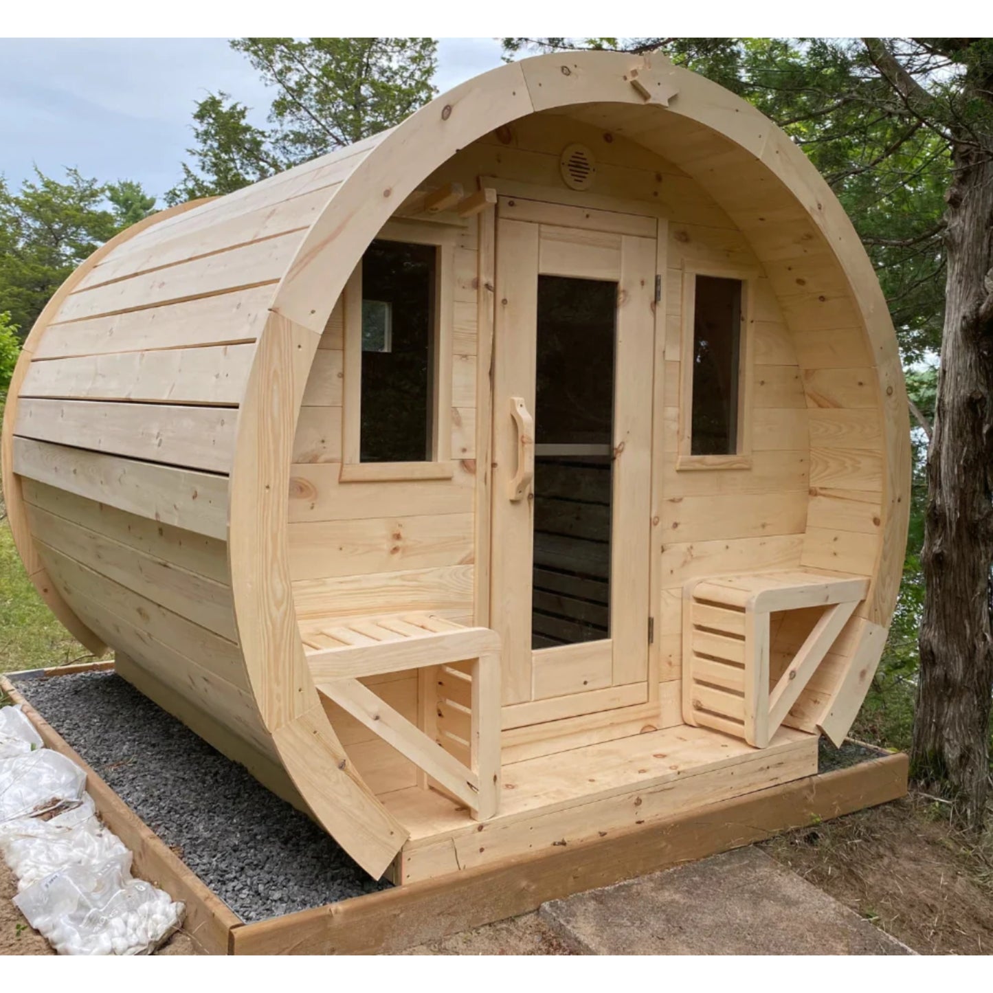 True North Schooner Outdoor Sauna – Red Cedar or White Cedar Wood