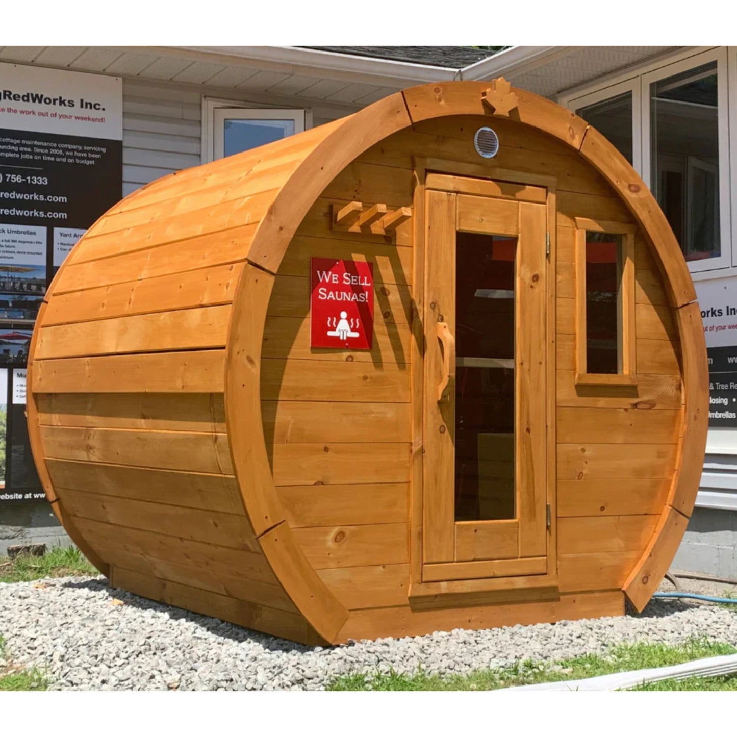 True North Schooner Outdoor Sauna – Red Cedar or White Cedar Wood